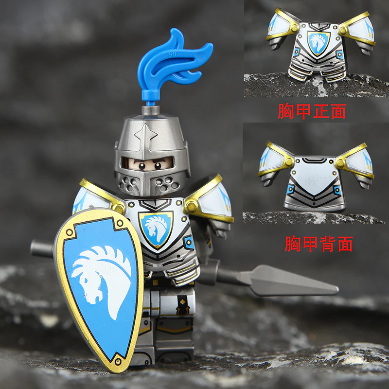 VP111-116 VP21-23 Medieval Lion King Castle Series Black Hawk Knight Minifigures - Image 10