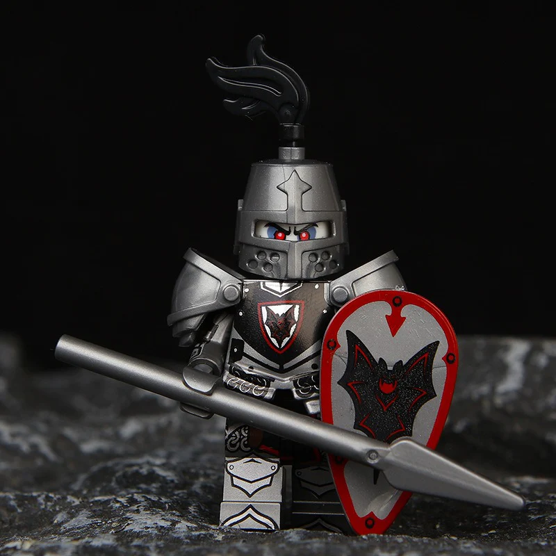 VP111-116 VP21-23 Medieval Lion King Castle Series Black Hawk Knight Minifigures - Image 3
