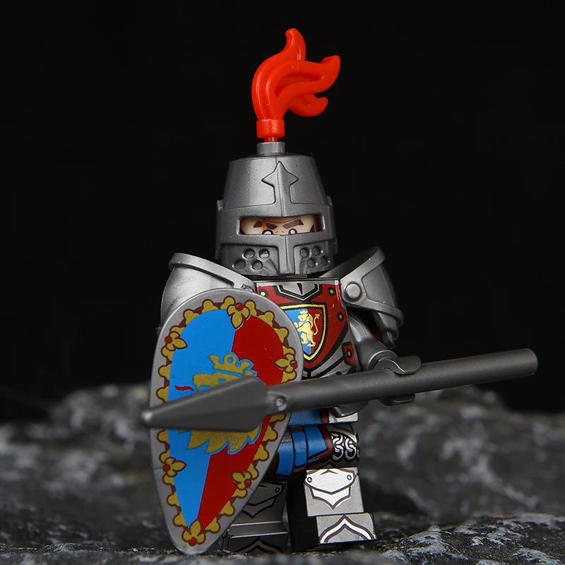 VP111-116 VP21-23 Medieval Lion King Castle Series Black Hawk Knight Minifigures - Image 5