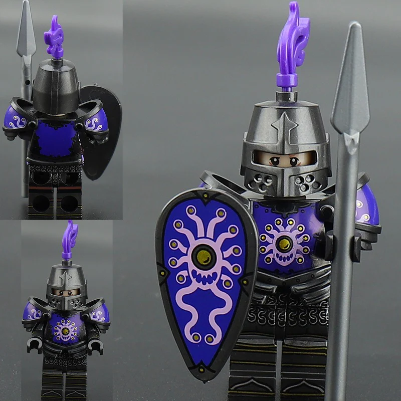 VP18 VP124-VP129 Medieval Lion King Castle Series Knight Minifigures - Image 3
