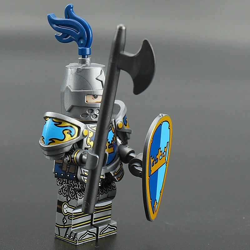 VP18 VP124-VP129 Medieval Lion King Castle Series Knight Minifigures - Image 8