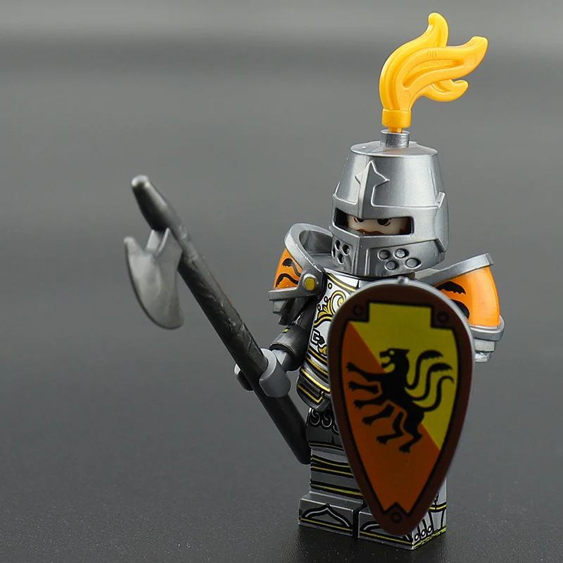 VP18 VP124-VP129 Medieval Lion King Castle Series Knight Minifigures - Image 9