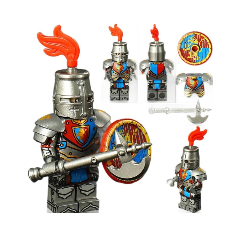 VP3731-3734 medieval knight minifigure - Image 5