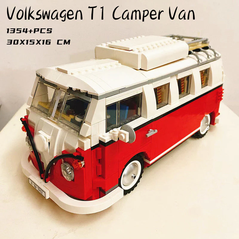 1332pcs Vw T1 Camper Van - Image 10