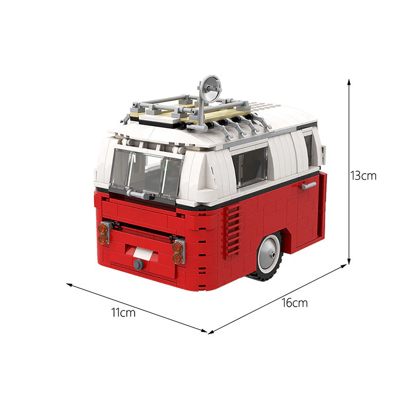 1332pcs Vw T1 Camper Van - Image 4