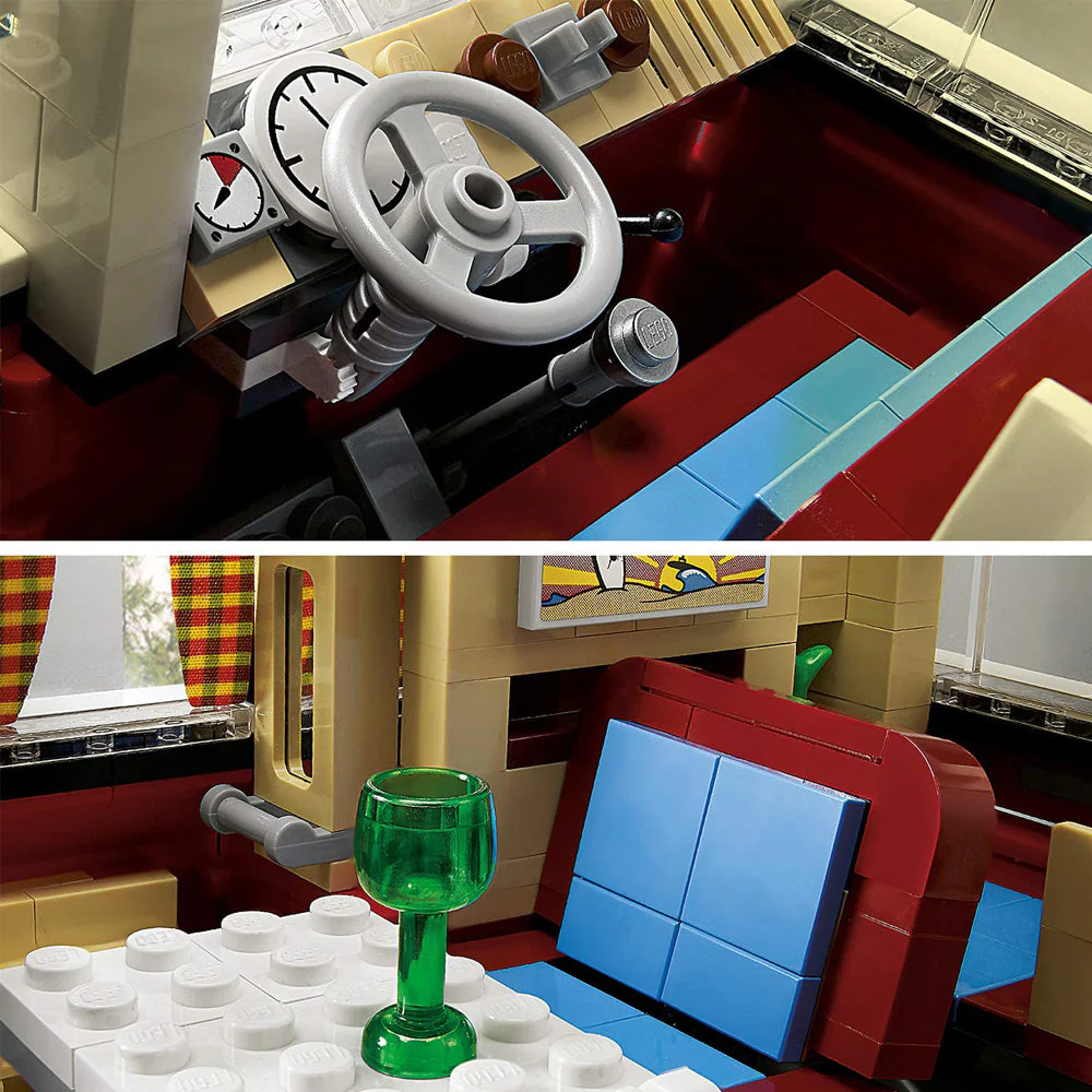 1332pcs Vw T1 Camper Van - Image 9
