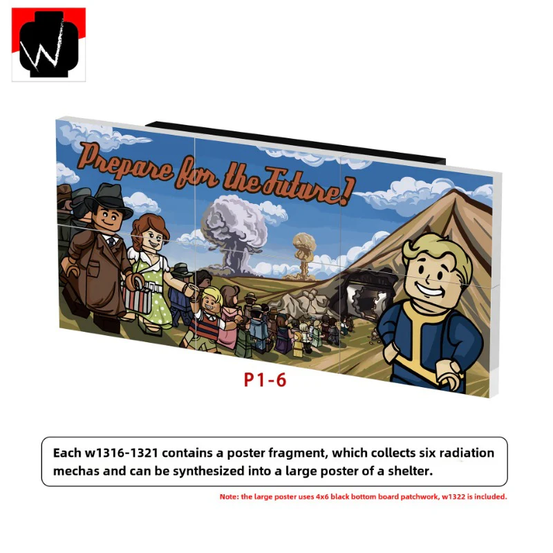 W1314-1322 Fallout: Power Armor series Minifigures - Image 12