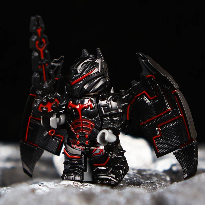TM1347-1350 Batmecha Mobile Hero Thermal Bat Armor Hero Minifigures - Image 2