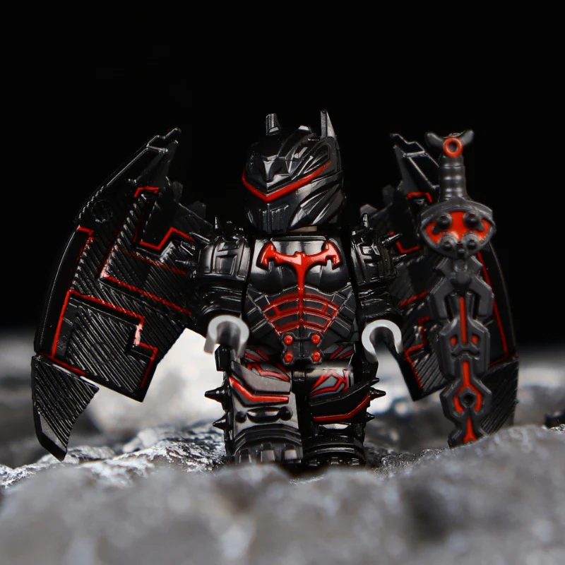 TM1347-1350 Batmecha Mobile Hero Thermal Bat Armor Hero Minifigures - Image 3
