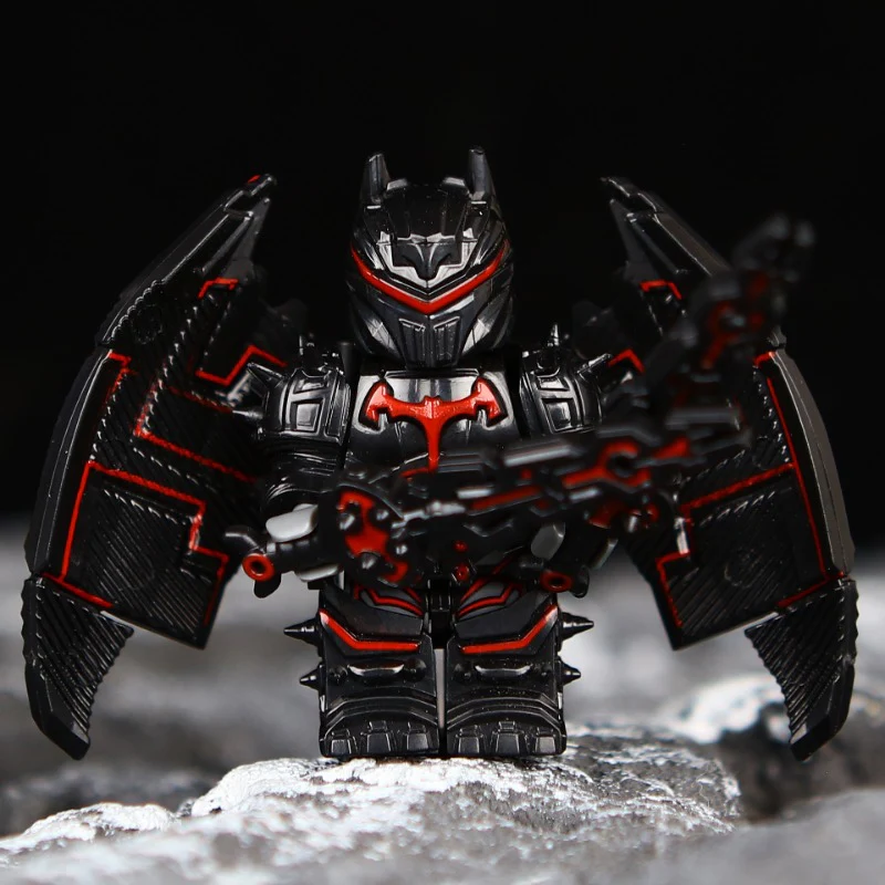 TM1347-1350 Batmecha Mobile Hero Thermal Bat Armor Hero Minifigures - Image 5