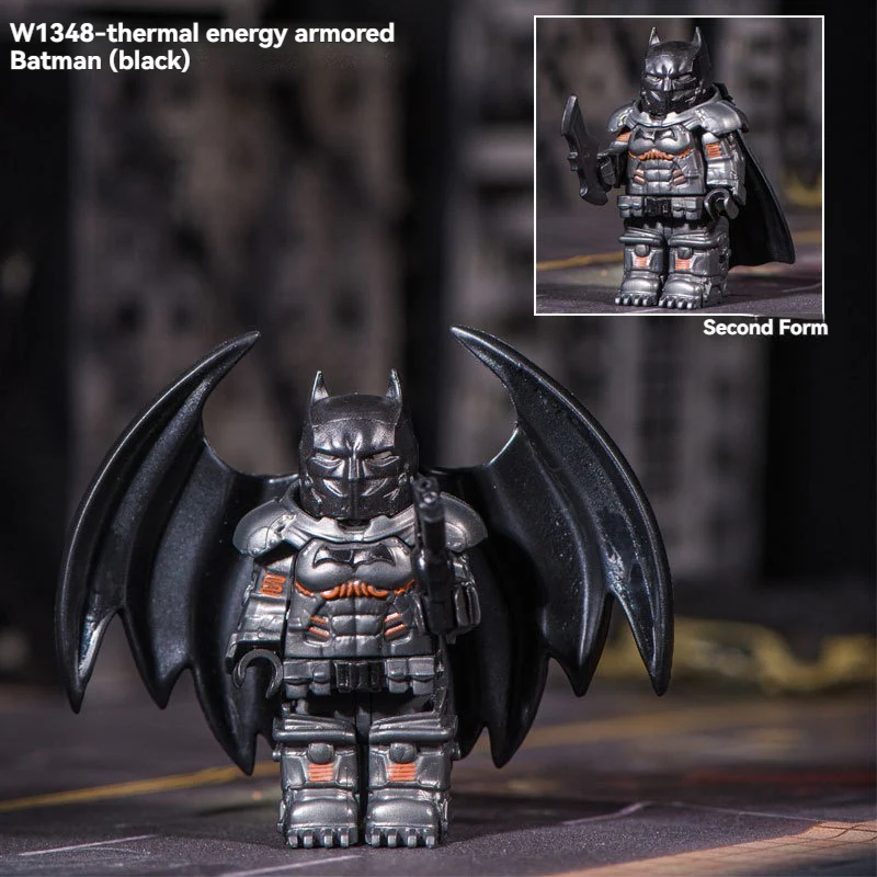 TM1347-1350 Batmecha Mobile Hero Thermal Bat Armor Hero Minifigures - Image 6