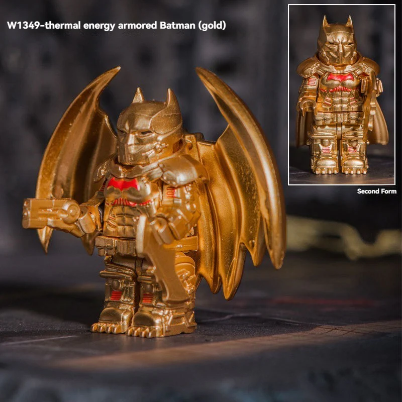 TM1347-1350 Batmecha Mobile Hero Thermal Bat Armor Hero Minifigures - Image 7