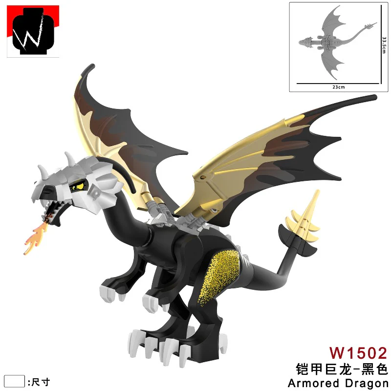 W1501-1509 Armored Dragon Minifigures - Image 3