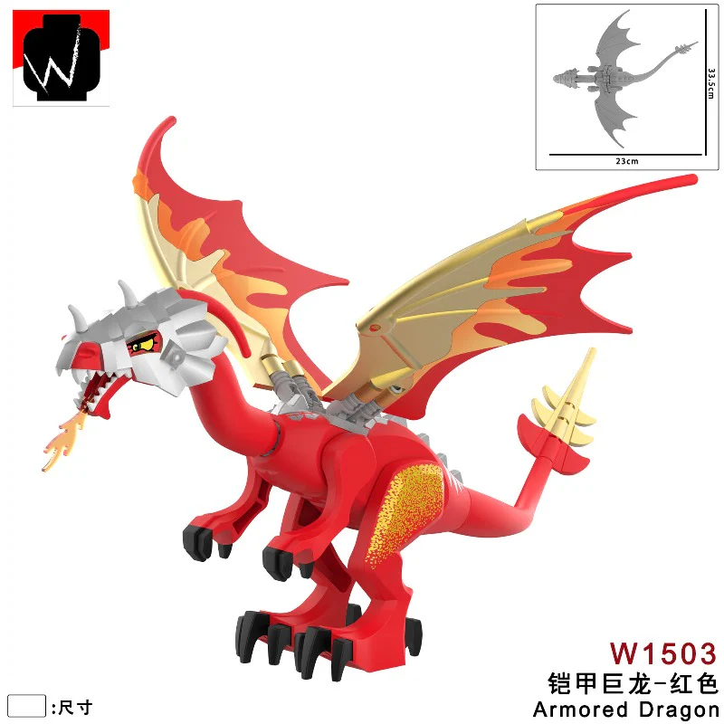 W1501-1509 Armored Dragon Minifigures - Image 4