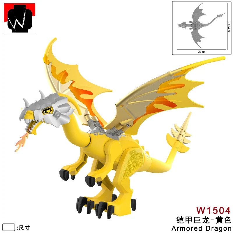 W1501-1509 Armored Dragon Minifigures - Image 5