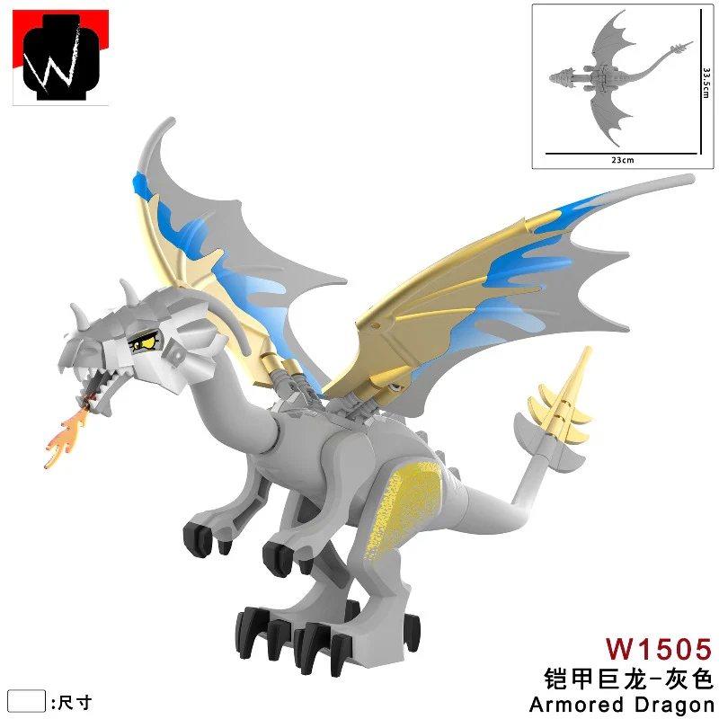 W1501-1509 Armored Dragon Minifigures - Image 6