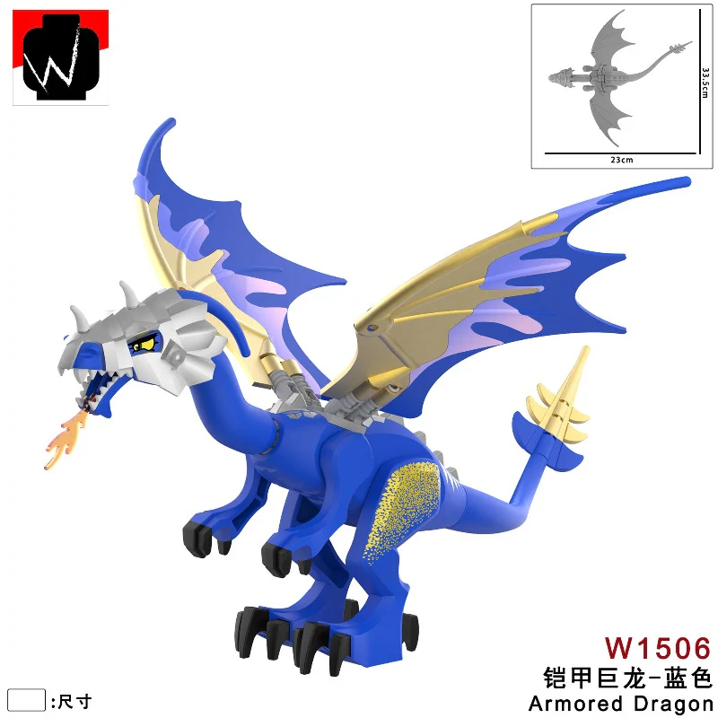 W1501-1509 Armored Dragon Minifigures - Image 7
