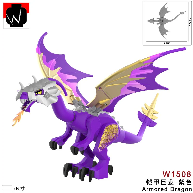 W1501-1509 Armored Dragon Minifigures - Image 9