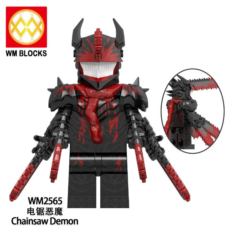 WM2565 WM2565-A Chainsaw Man Series Chainsaw Demon Minifigures - Image 2