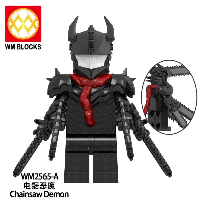 WM2565 WM2565-A Chainsaw Man Series Chainsaw Demon Minifigures - Image 3