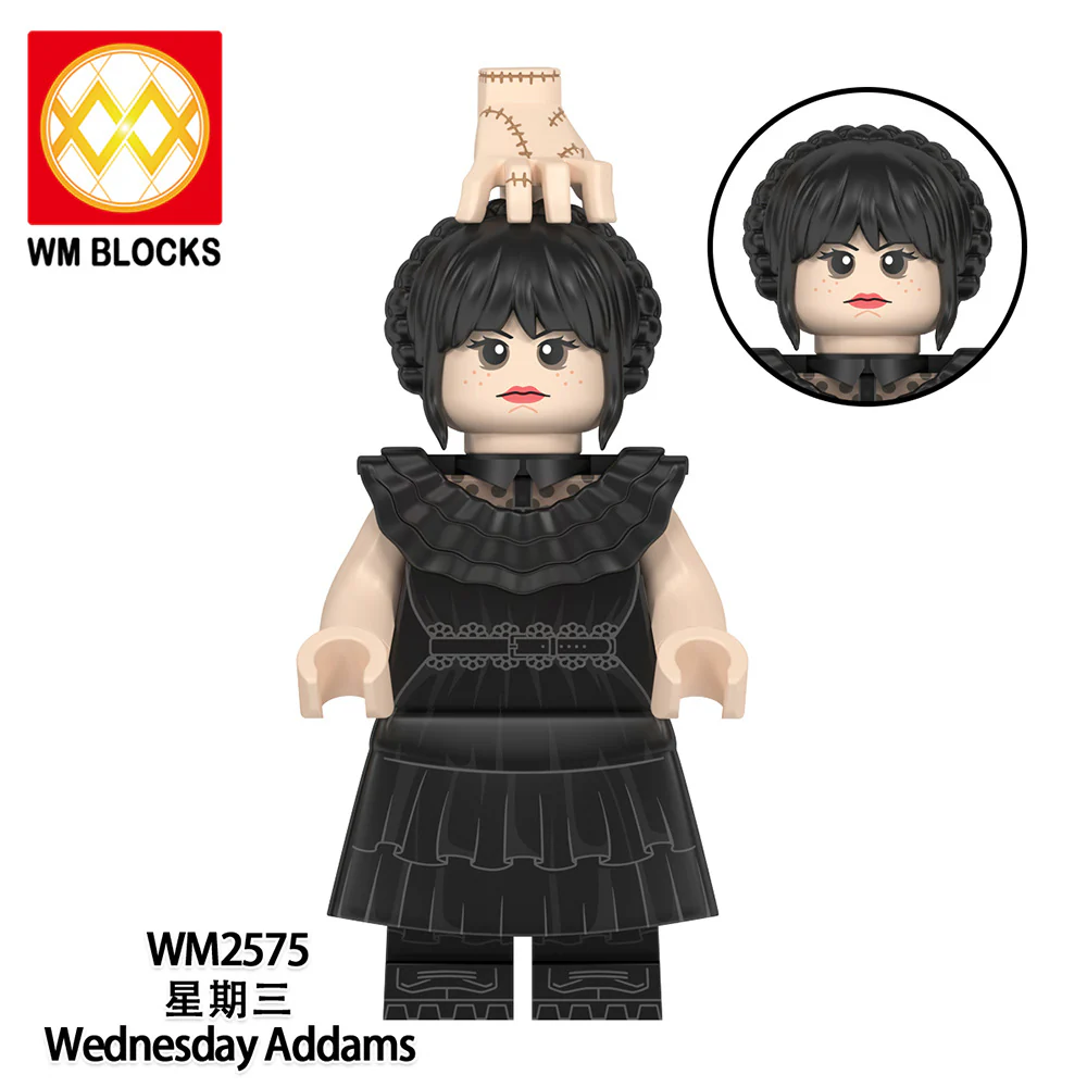 WM2574-2575 Wednesday Adams Minifigures - Image 3