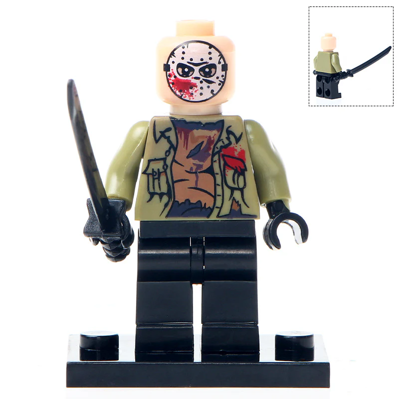 WM6003 Zombie Girl Chainsaw Billy Minifihures - Image 2