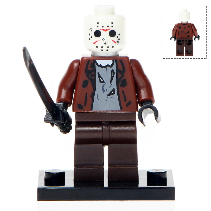 WM6003 Zombie Girl Chainsaw Billy Minifihures - Image 4