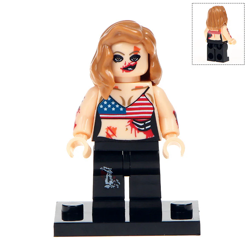 WM6003 Zombie Girl Chainsaw Billy Minifihures - Image 7