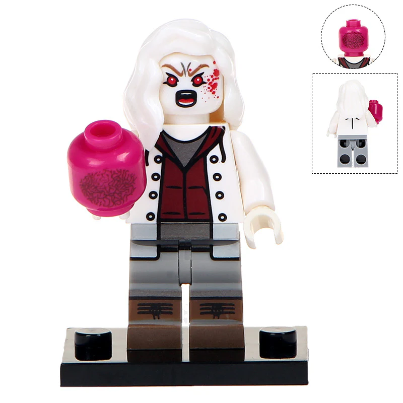 WM6003 Zombie Girl Chainsaw Billy Minifihures - Image 8