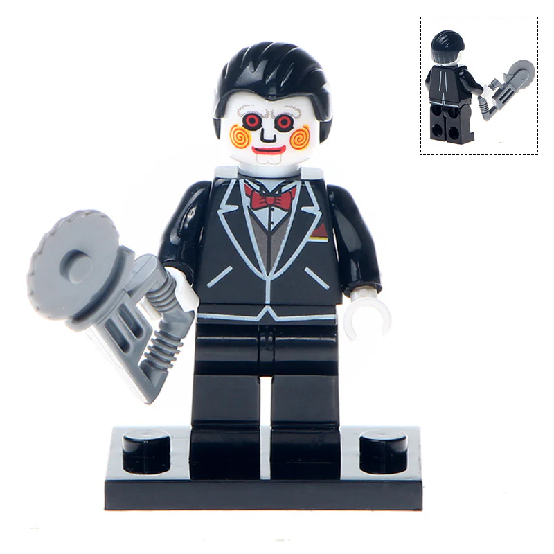 WM6003 Zombie Girl Chainsaw Billy Minifihures - Image 9