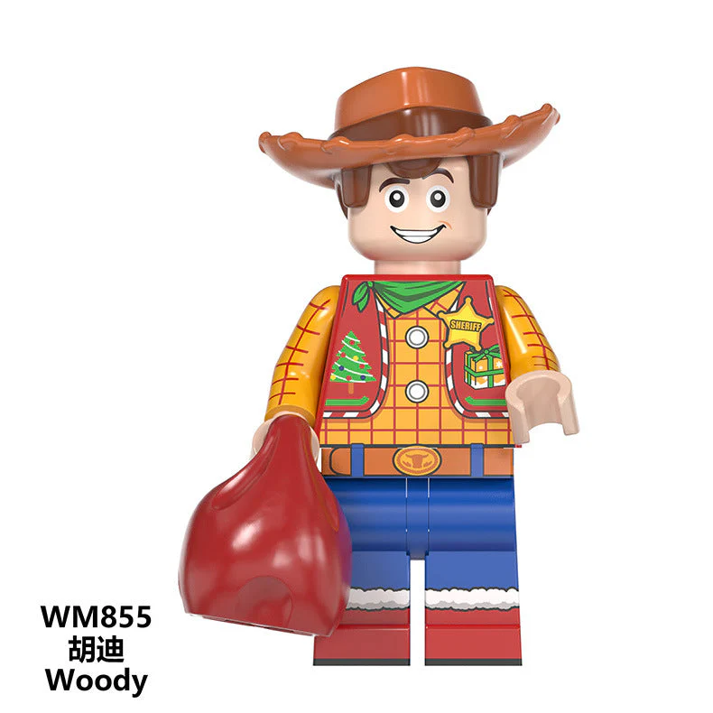 WM6077 christmas series Buzz Lightyear Woody Goblin minifigures - Image 7