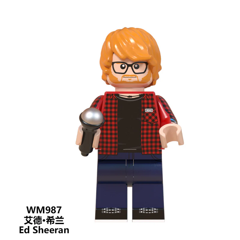 WM6093 Celebrity Series Singer Ed Sheeran Minifigures - Image 2