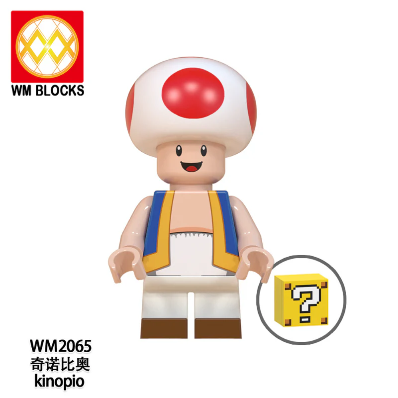 WM6103 Plumber Mario Luigi Minifigures - Image 2