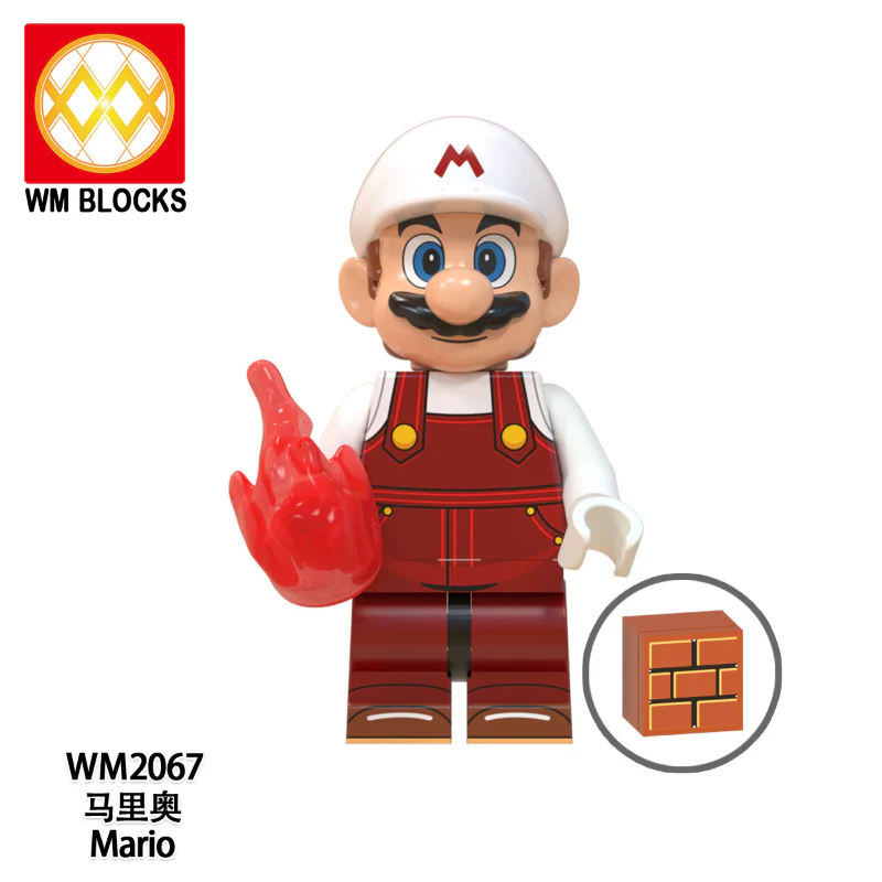 WM6103 Plumber Mario Luigi Minifigures - Image 4