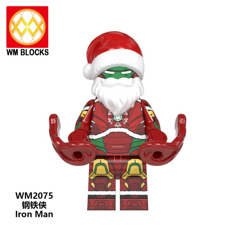 WM6104 Christmas series Super hero minifigures - Image 4