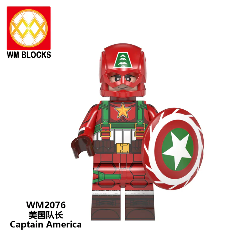WM6104 Christmas series Super hero minifigures - Image 5