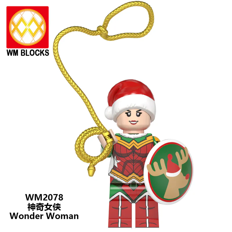 WM6104 Christmas series Super hero minifigures - Image 7