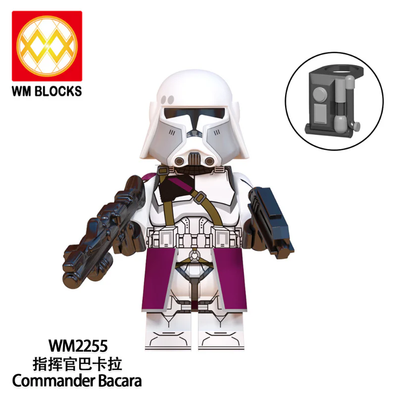 WM6127  movie series Clone Engineer Airborne Trooper Minifigures - Image 4