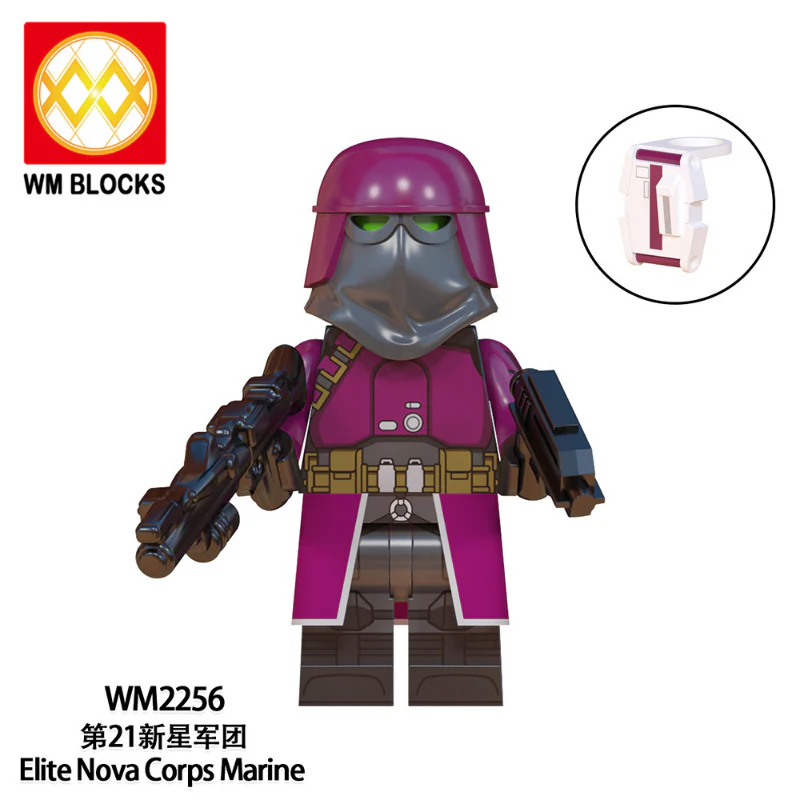 WM6127  movie series Clone Engineer Airborne Trooper Minifigures - Image 8