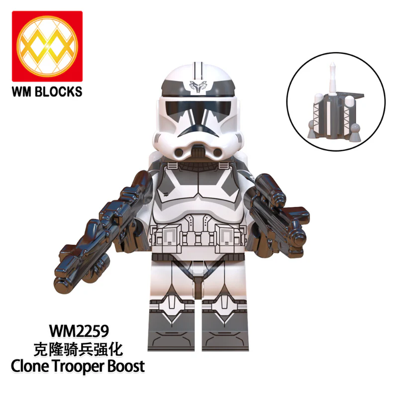 WM6128 TV Movie Series Clone Trooper Wolf Pack Minifigures - Image 2