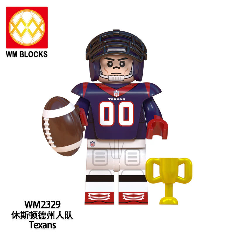WM6136 Rugby Series Los Angeles Flash Panthers Minifigures - Image 4
