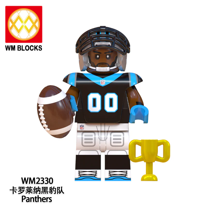 WM6136 Rugby Series Los Angeles Flash Panthers Minifigures - Image 5