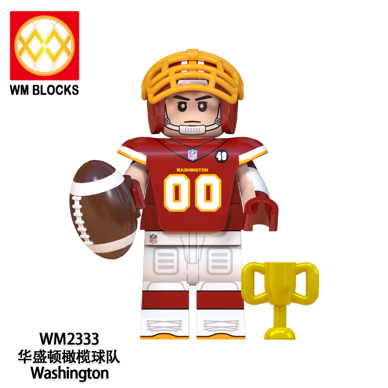 WM6136 Rugby Series Los Angeles Flash Panthers Minifigures - Image 8
