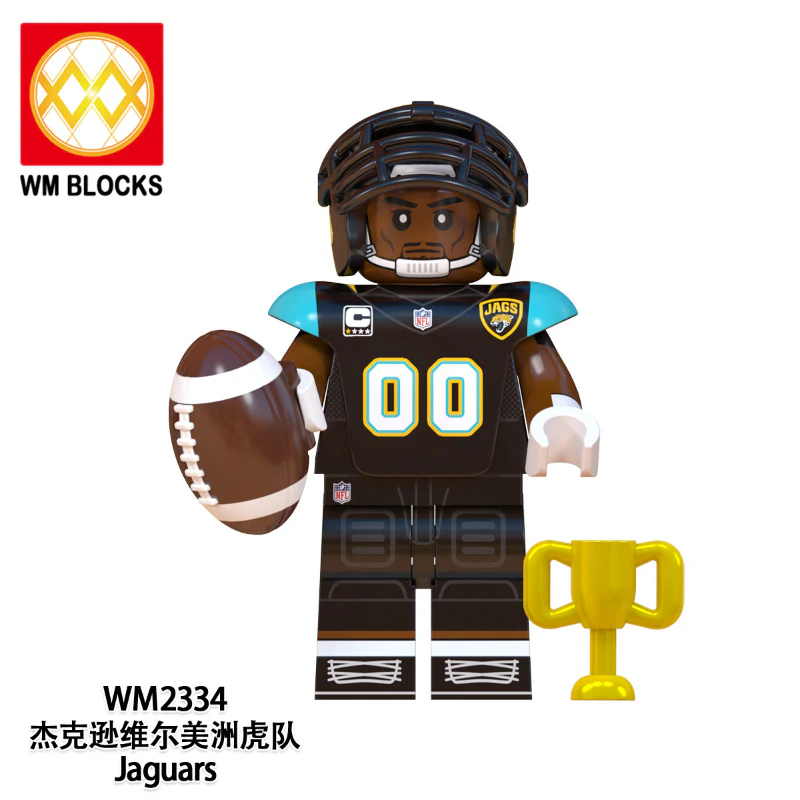 WM6136 Rugby Series Los Angeles Flash Panthers Minifigures - Image 9