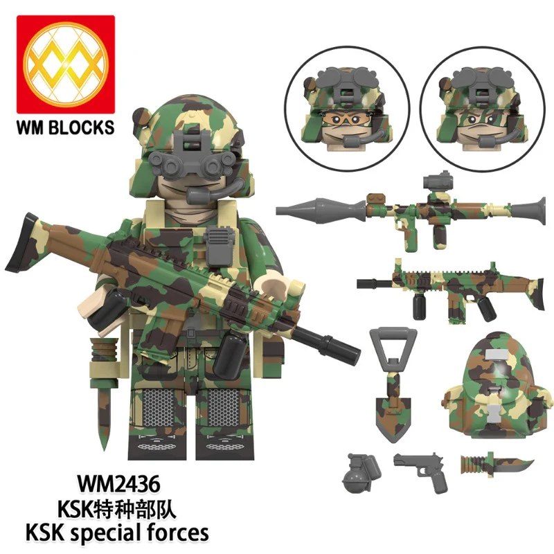 WM6147 special forces series Minifigures - Image 3