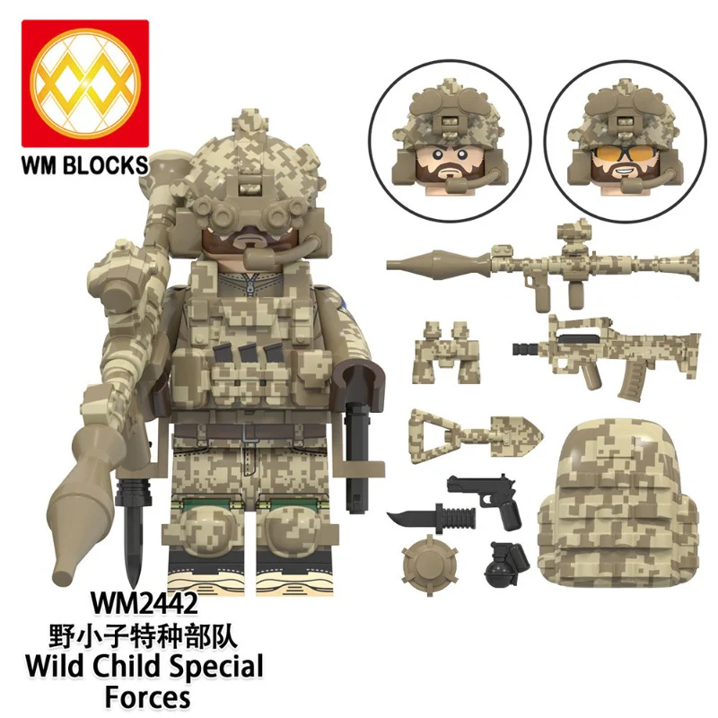 WM6147 special forces series Minifigures - Image 9