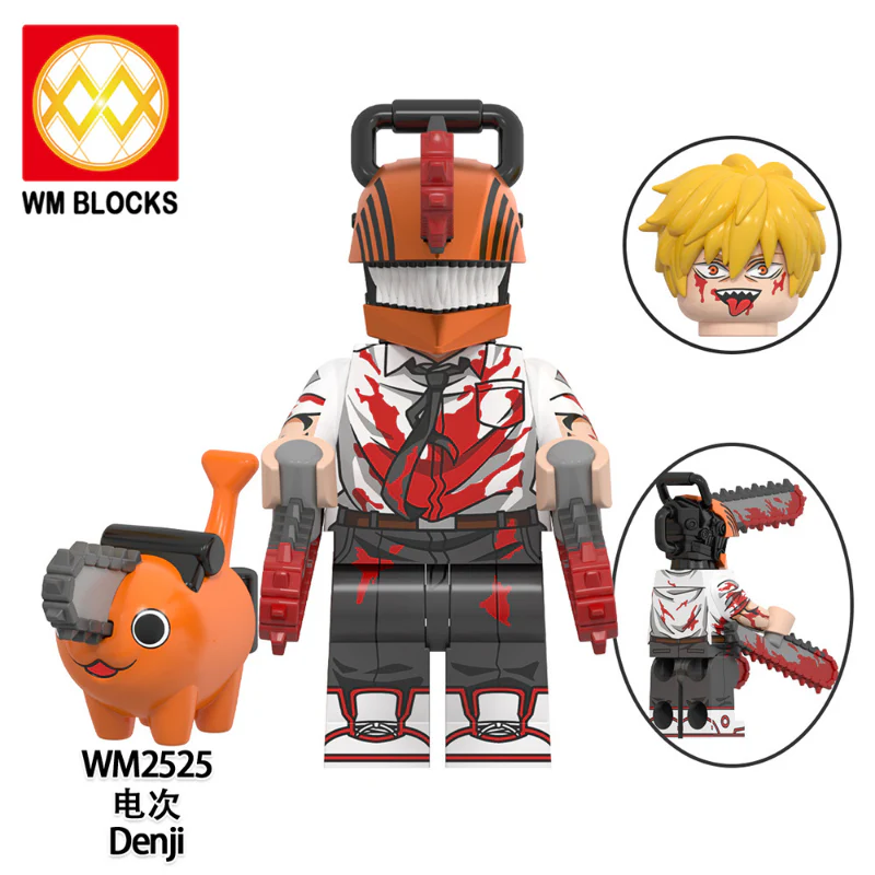 WM6159 Anime Series Gun Demon Chainsaw Man Minifigures - Image 10