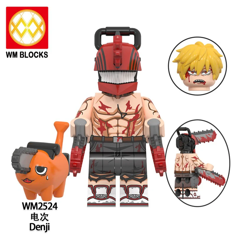 WM6159 Anime Series Gun Demon Chainsaw Man Minifigures - Image 9