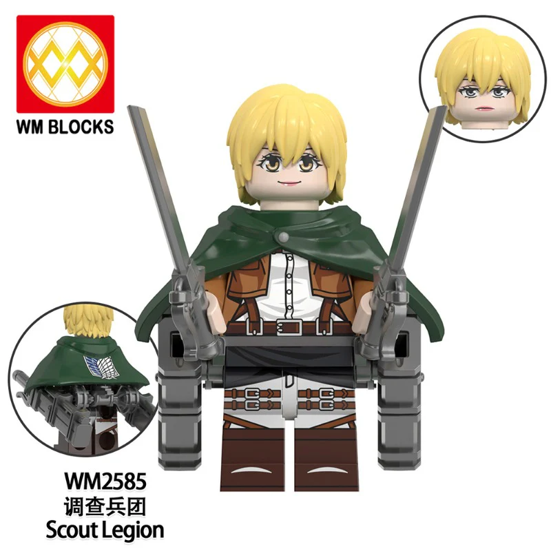WM6166 Attack on Titan Series Corps Minifigures - Image 3