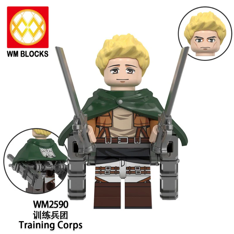 WM6166 Attack on Titan Series Corps Minifigures - Image 8
